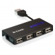 Карманный USB 2.0 концентратор D-Link DUB-104 в Северодвинске, USB хаб DLink DUB104 (Северодвинск)
