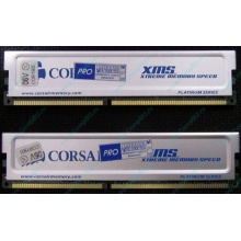 Память 2 шт по 512Mb DDR Corsair XMS3200 CMX512-3200C2PT XMS3202 V5.2 400MHz CL 2.0 0615197-0 Platinum Series (Северодвинск)