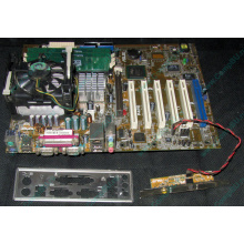 Материнская плата Asus P4PE (FireWire) с процессором Intel Pentium-4 2.4GHz s.478 и памятью 768Mb DDR1 Б/У (Северодвинск)