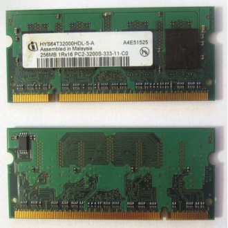 Модуль памяти для ноутбуков 256MB DDR2 SODIMM PC3200 (Северодвинск)