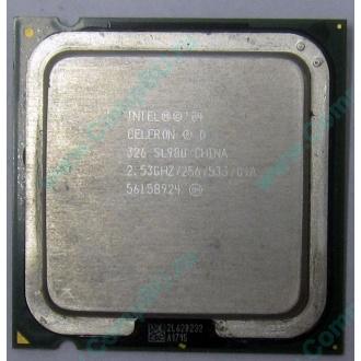 Процессор Intel Celeron D 326 (2.53GHz /256kb /533MHz) SL98U s.775 (Северодвинск)
