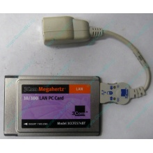 Сетевая карта для ноутбука 3COM Mehahertz 3CCFE574BT (PCMCIA) - Северодвинск