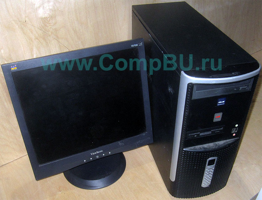 Комплект: одноядерный компьютер Intel Pentium-4 с 1Гб памяти и 17 дюймовый ЖК монитор (Северодвинск)
